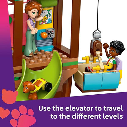 LEGO Friends Friendship Tree House Hangout - Building Toy Playset for Kids Girls and Boys Ages 8+ - Pretend Play Gift Idea for Birthdays - with 4 Minidolls and 2 Animal Figures - 42652