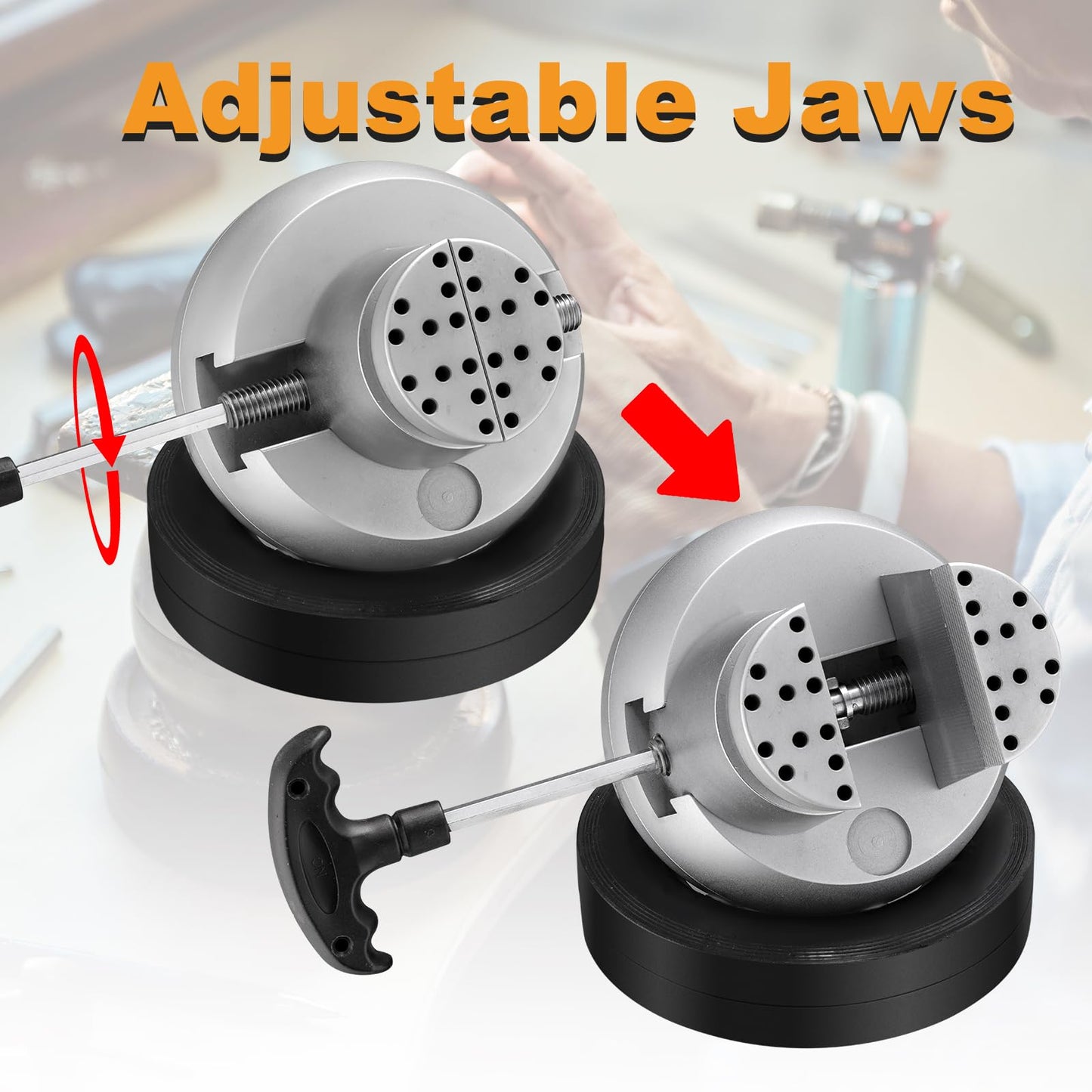 ZQ-1X Jewelry Microscope with 5in Ball Vise