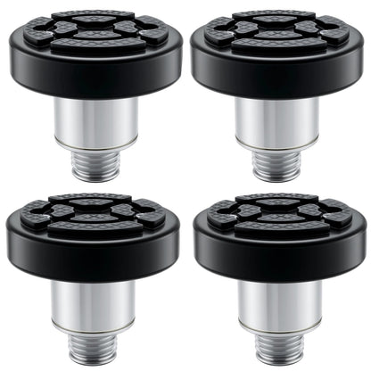 atsuch 60mm 4pcs Shaft Screw Up Car Lift Feet Pads Compatible with Bendpak Maxjax 2 Post Lift w/Rubber Bracket, 4-9 cm Heightened Car Lifts Bridge Jack Car Heightening Feet Tray (60mm 4pcs)