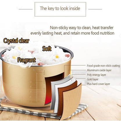 DAZITN Commercial Rice Cooker & Warmer 8.17Qt/40 Cups (Cooked Rice) |Large Rice Cooker | 40 mins Fast Cook Rice Cooker for Restaurant | Auto Keep Warm |Easy Clean