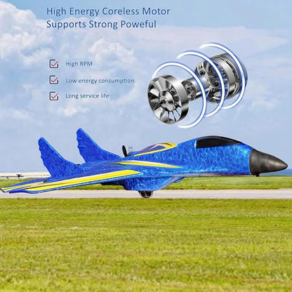 Remote Control Airplane for KidsRC Airlane RTF2 Channels RC Plane with Gyro Durable EPP Foam RC Jet Toys for Indoor &amp Outdoor Easy to Fly RC Aircraft for Adults &amp Beginner