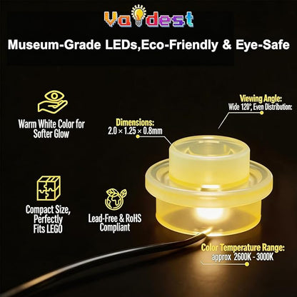 Vaodest Led Light for Lego 77072 Fortress Peely Bone SetDesign and Configuration Compatible with Model 77072(Led Light Only Not Building Block Kit)