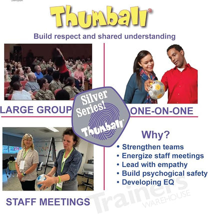 Trainers Warehouse 6 Thumball Collection 32 Prompts for Conversation Team Building Relationship and Training