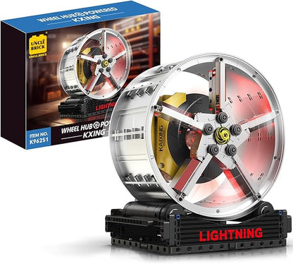 Sports Car Wheels Bub Building brocks SetTop Supercars Model Kitwith Motor Power and Lighting ComponentsSTEM Toys for Ages 8-13Holiday Or Birthday GiftsOffice Living Room Decorations