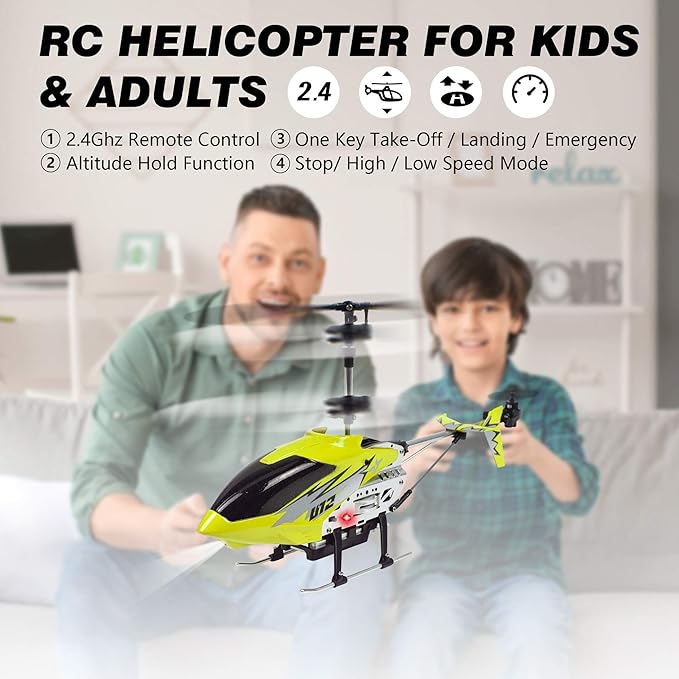 Cheerwing U12 Remote Control Helicopter with Altitude Hold Mini RC Helicopter for Adults Kids One Key take Off/Landing and 2 Batteries