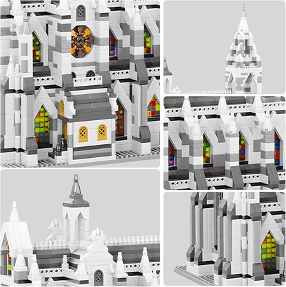 Miniature Building Blocks Cologne Cathedral Model Set (3598 Pieces) - Building Toys Suitable for Children and Adults as Gifts