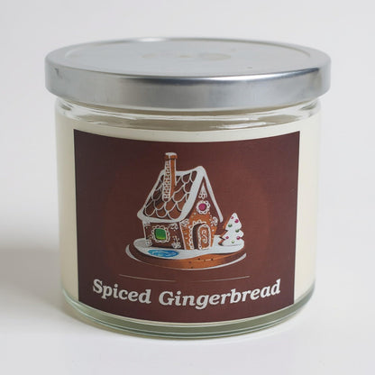 Spiced Gingerbread 3 Wick Candle ~ All Natural Premium Soy Wax ~ Christmas Holiday Candle Gift
