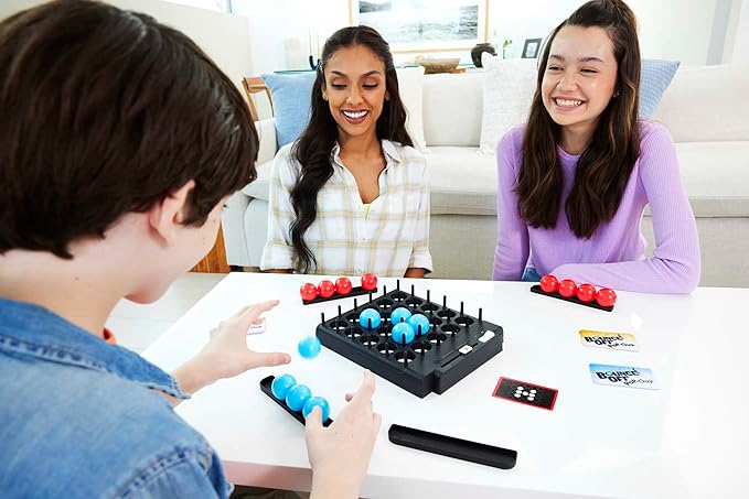 Mattel Games Bounce-Off Pop-Out Party Game for Kids Adults and Family Night Bounce Fast or Balls Go Flying for 1-4 Players
