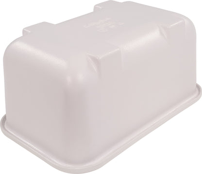 Carlisle FoodService Products Third-Size Coldpan for Food Pan Organization – Commercial Cold Holding Container for Restaurant Buffet Line Prep Station, White