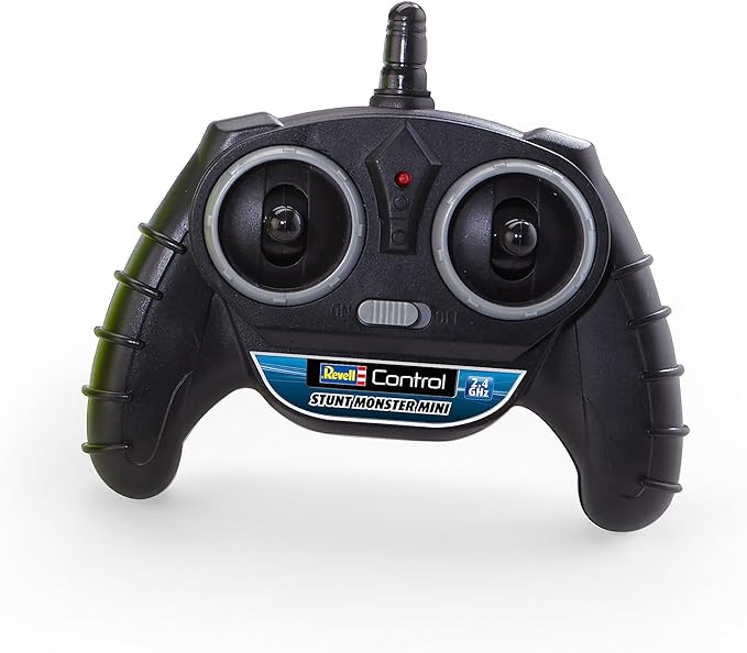 Revell Control 23509 RC Car Stunt Monster 1080 Mini 2.4GHz 4WD 4WD with Rollover Function Reversible tire with LED Remote Controlled car 24cm