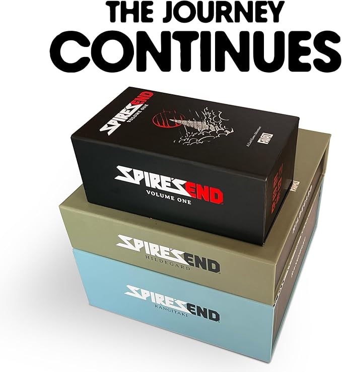 Spire's End: Volume 1 Card Game Add to Your Choose-Your-Path Horror Adventure and Strategy Board Games Immersive Solo or Cooperative Play for Ages 16 and Over 1-2 Players 60-90 Minute Playtime