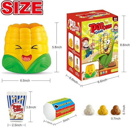 Kids Board Games for Family Night Party Games Who get’s Most Popcorn Board Game for Adults and Kids 8-12 2-4 PlayersEaster's Day Halloween Christmas Party Game