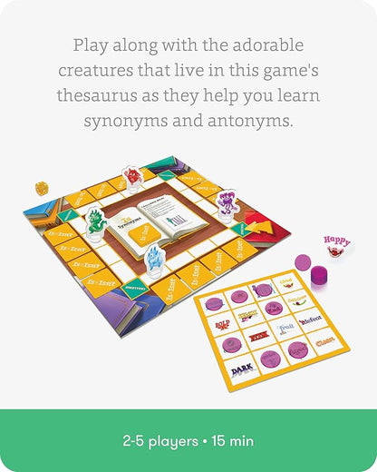 SimplyFun is or Isn’t - Expand Vocabulary Skills by Identifying Synonyms and Antonyms - an Engaging and Educational Bingo Game for Kids - for 2 to 5 Players Ages 6 &amp Up
