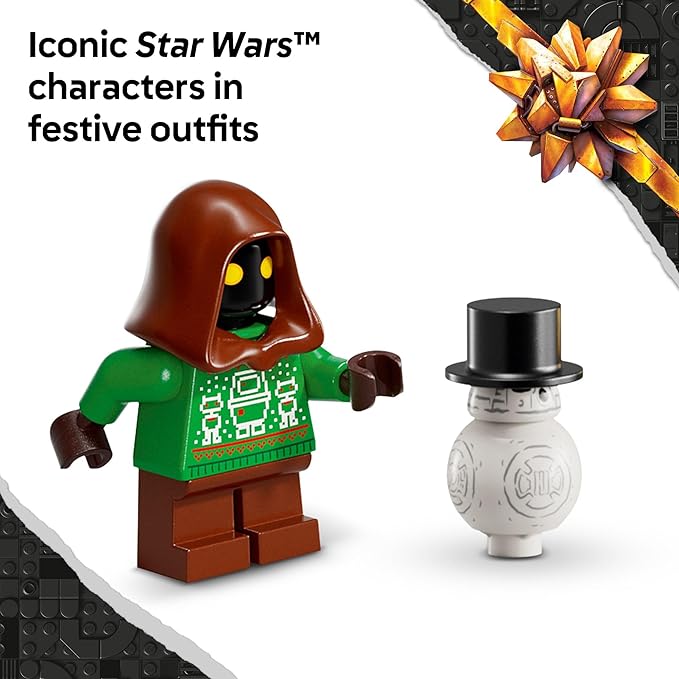 LEGO Star Wars Advent Calendar 2025 Kids Toy - Holiday Countdown Playset with 24 Toys for Boys &amp Girls Ages 6+ - Includes C-3PO &amp BB-8 Figures - Star Wars Gift Idea for Christmas - 75418