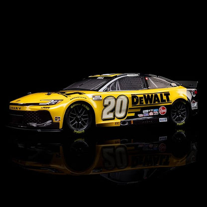 Losi 1/12 NASCAR RC Race Car Christopher Bell® No. 20® 2025 DEWALT Toyota Camry XSE 2S AWD RTR Brushed On-Road Battery &amp Charger Included Yellow LOS1122520