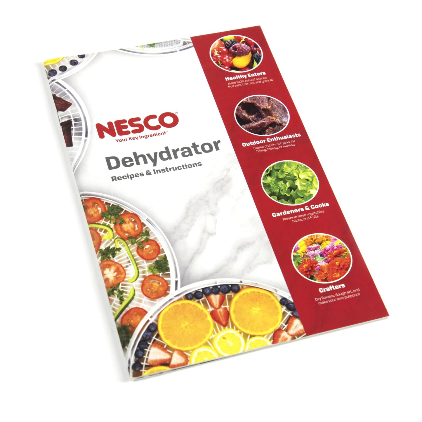 NESCO FD‑1040 Gardenmaster Digital Pro 4 Tray Food Dehydrator for Home Food Preservation, White Electric Dehydrator with Expandable Tray Capacity