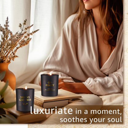 10 Pcs Motivational Aromatherapy Scented Candles Soy Wax Candles with Essential Oils Inspirational 4.4oz Scented Candle Return Gifts Bulk for Women Mother Teacher Employee Birthday Mother's Day