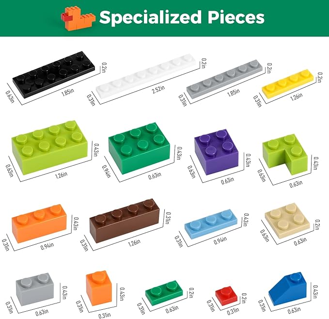 1000 Pieces Building Blocks Classic Stackable Base Plates 3 6.3 x 6.3 Blue Gray and Green Base Plates Compatible with All Major Brands
