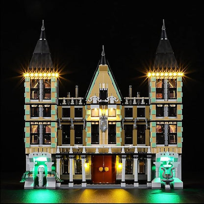 LED Light Kit Compatible with Lego Malfoy Manor Building Blocks Model - Lighting Set for 76453 (Model Set Not Included)