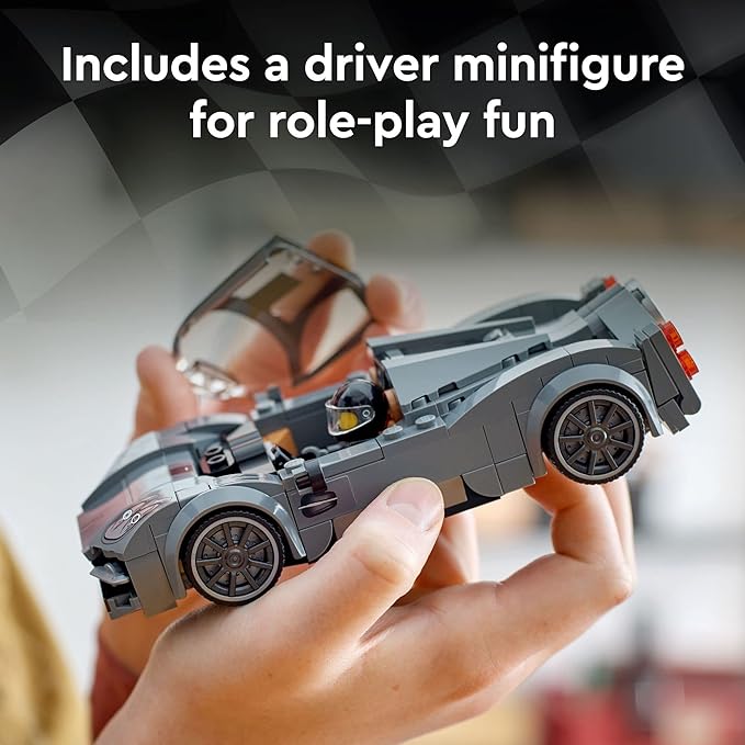LEGO Speed Champions Pagani Utopia 76915 Race Car Toy Model Building Kit Italian Hypercar Collectible Racing Vehicle 2023 Set