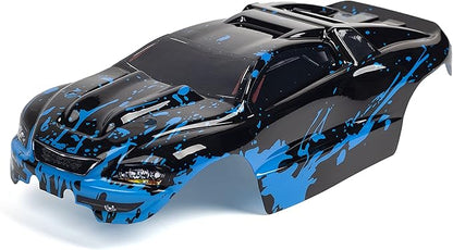 SummitLink Custom Body Muddy Blue Over Black Style Compatible for e-Revo Mini 1/16 Scale RC Car or Truck (Truck not Included) ERMN-BB-01