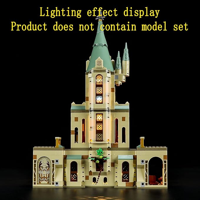 LED Light Kit Compatible with Lego Hogwarts:Dumbledore's Office - Lighting Set for 76402 Building Model (Model Set Not Included)