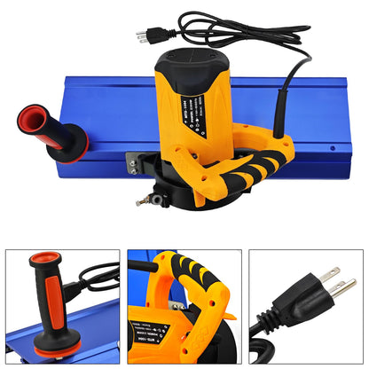 1800W 18000RPM Tile Charmfer Cutter, 43° Angle Tile Edge Beveling Tool with 16-Roller Base, Chamfer Machine with Water Cooling, Tile Edge Cutter, Tile Chamfering Machine Ceramic Tile Chamferer