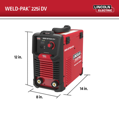 Lincoln Electric Weld-Pak 225i Stick Welder, Dual Voltage