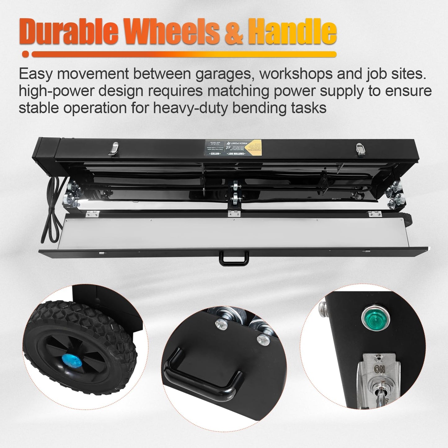 Electric PVC Conduit Heater, PVC Heater Box, Pipe Bender Tool,1/2" to 4" Bender Heater Pipe Bending Tool for 52" Sections of PVC Pipe