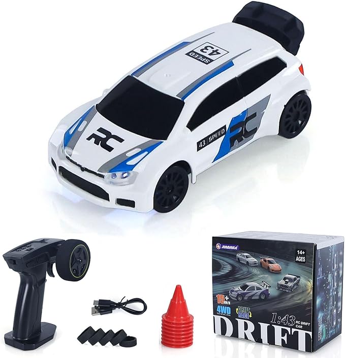 TOUCAN RC HOBBY US in Stock 1/43 High Speed Radio Controlled Racing Car 2.4G RC Drift Vehicle 4WD RTR Mini Model Radio Battery for Adult