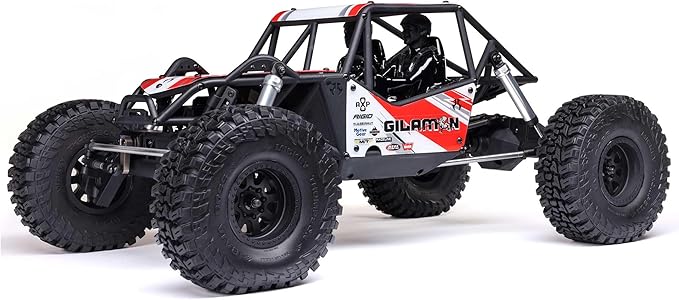 Axial RC Crawler 1/8 AXP8 Gilamon 2.2 4X4 RTR Brushed Trail Buggy Red (Battery and Charger Not Included) AXI-1207T2
