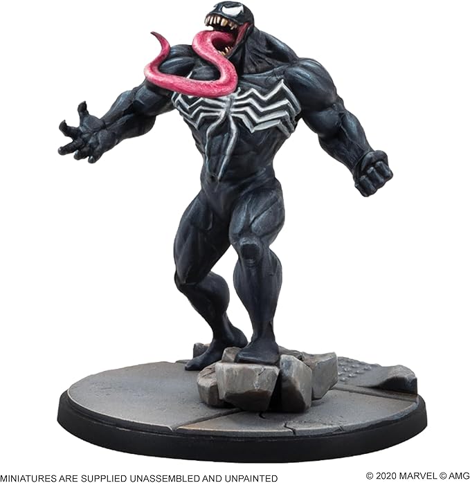 Marvel: Crisis Protocol Venom CHARACTER PACK - Embrace the Power of the Symbiote! Tabletop Superhero Game Ages 14+ 2 Players 90 Minute Playtime Made by Atomic Mass Games