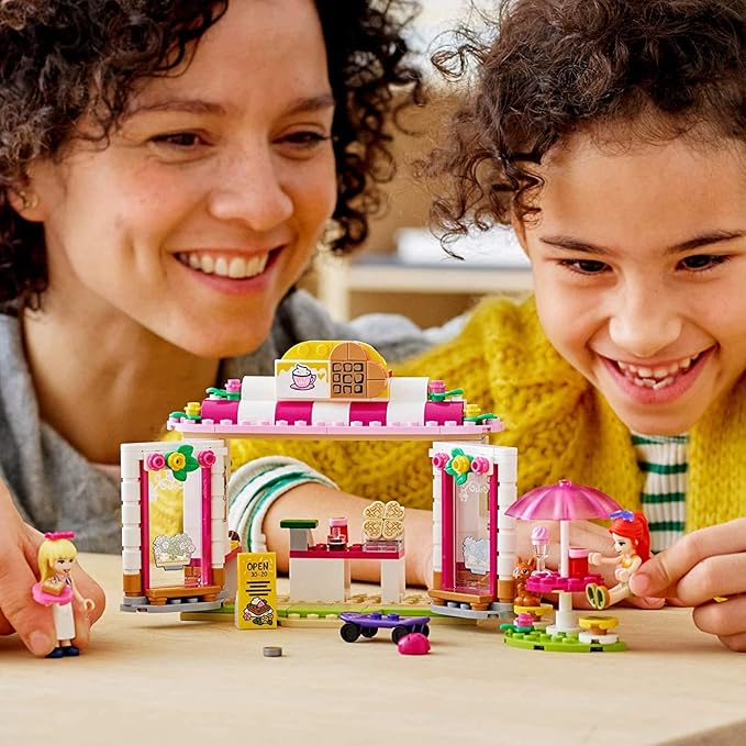 LEGO Friends Heartlake City Park Café 41426 Building Toy Outdoor Café Set Inspires Role Play and Includes 2 Buildable Mini-Doll Figures Great Gift for Kids Who Love Food Play (224 Pieces)