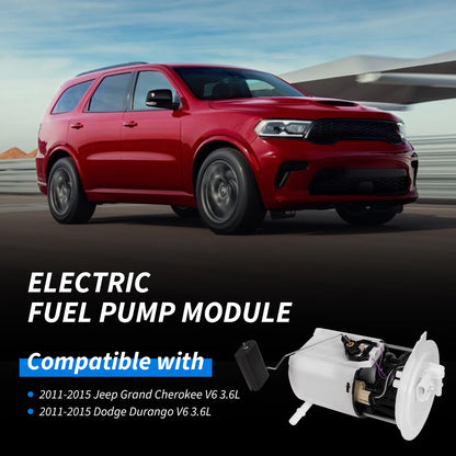 Lazenta SP7108M Left & Right Electric Fuel Pump Compatible with 2011-2015 Jeep Grand Cherokee,Dodge Durango 3.6L, Replacement SP7109M, Fuel Pump Module with Sending Unit