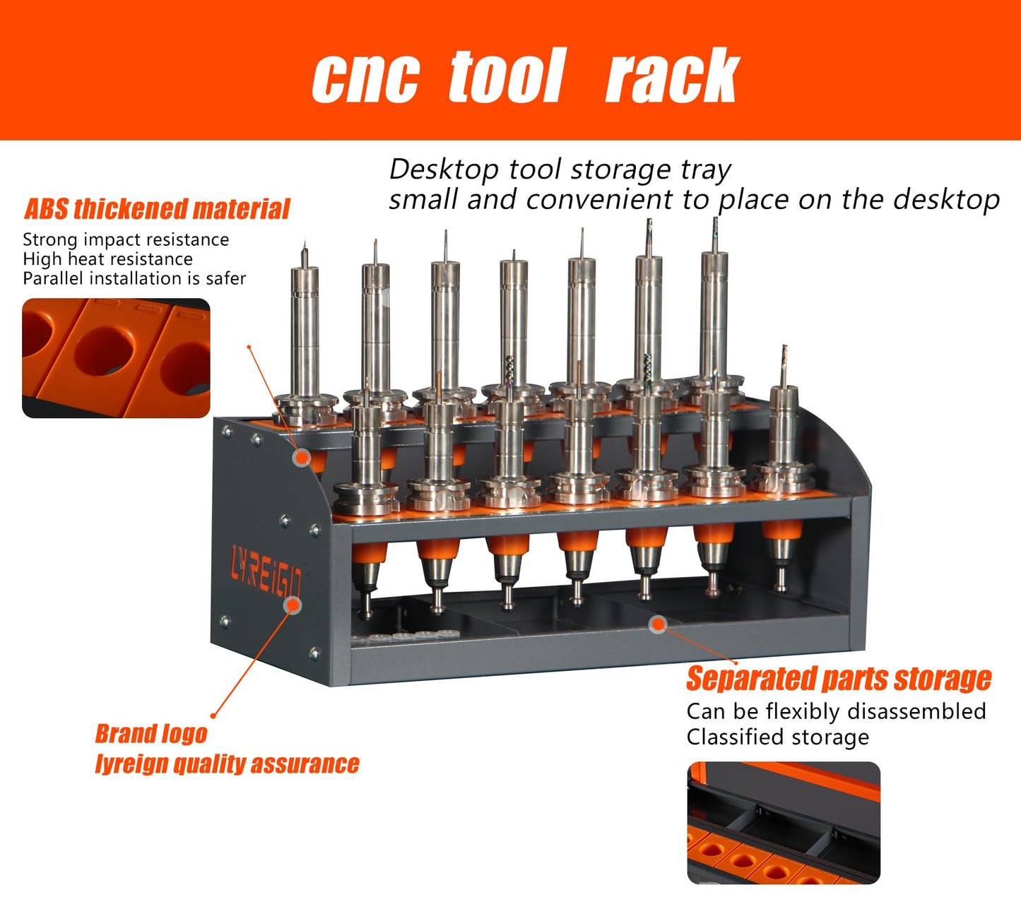 CAT 30 Tool Cart CNC, CNC Tool Holder on Desktop Randomly Placed, CNC Tool Carts Small, CNC Tool Cabinet, Easy and Convenient CNC Tool Storage CNC Tools Cart(CAT30-20CAP)…