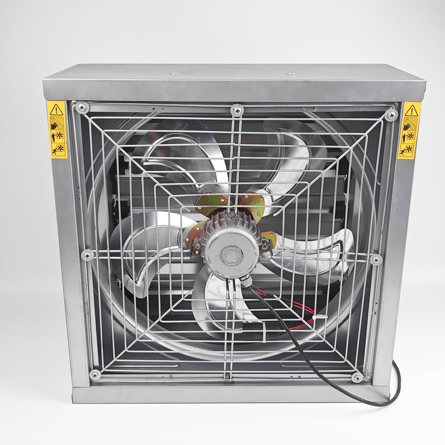 GRELWT 24" Wall Mounted Exhaust Fan - Variable Speed -Automatic Shutter - Vent Fan For Home Attic, Shed, or Garage Ventilation, 4390 CFM, 6180 SQF Coverage Area, New Version