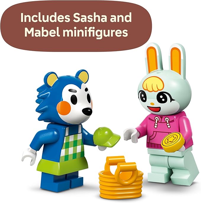 LEGO Animal Crossing Able Sisters Clothing Shop Building Toy - Animal Crossing Toy Figures and Playset for Kids Girls and Boys Ages 6+ - Pretend Play Gift Idea for Birthdays - 77055
