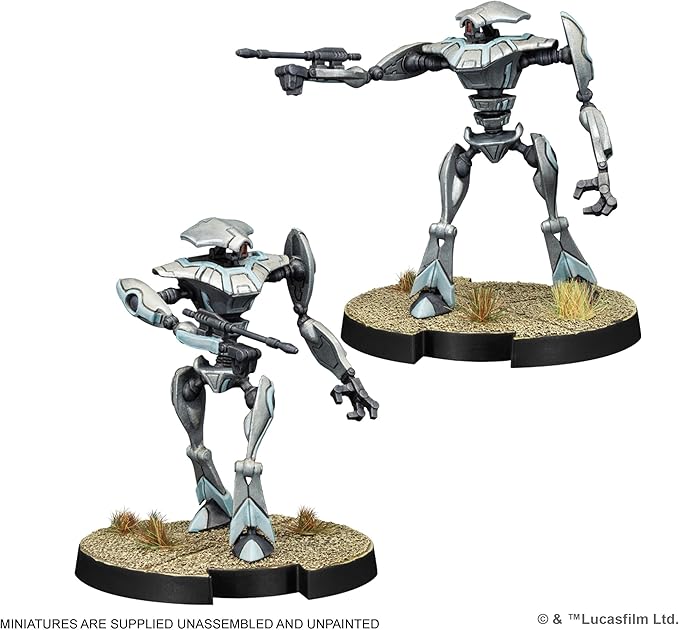 Star Wars: Legion Aqua Droid Unit Expansion - Tabletop Miniatures Game Strategy Game for Kids and Adults Ages 14+ 2 Players 3 Hour Playtime Made by Atomic Mass Games