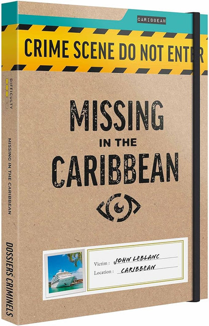 PROFILER - Missing in the Caribbean: John LeBlanc Reported Missing – Murder Mystery Games for Adults – Individuals Date Night Family Night - Escape Room Board Game - Find Clues and Solve the Mystery