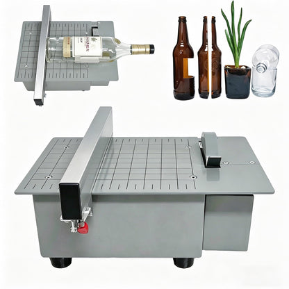 Deruilong Electric Bottle Cutter, Trim Saw, Glass Bottle Cutter, Glass Cutter, Stain Glass Cutter Stone Cutter Brittle and Hard Materials Cutter