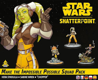 Atomic Mass Games Star Wars Shatterpoint Make The Impossible Possible Squad Pack - Tabletop Miniatures Game Strategy Game for Kids and Adults Ages 14+ 2 Players 90 Minute Playtime