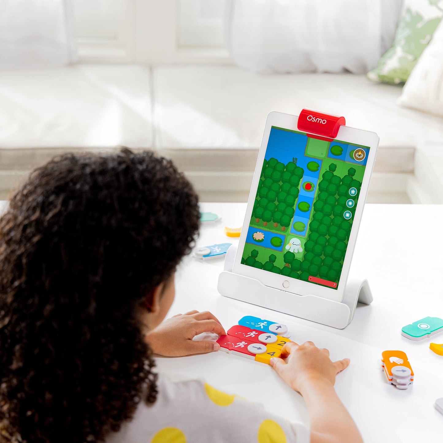 Osmo - Coding Starter Kit for iPhone & iPad-3 Educational Learning Games-Ages 5-10+ Learn to Code, Basics Puzzles-STEM Toy-Logic, Fundamentals(Osmo iPad/iPhone Base Included)