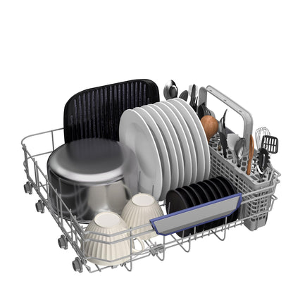 Empava 24 Inch Built-in Dishwasher, Stainless Steel Tub, 15 Place Settings, 8 Wash Cycles, 3 Racks, Dual-Dry System, Top Control, 45 dB Ultra Quiet, Energy Star & UL Certified