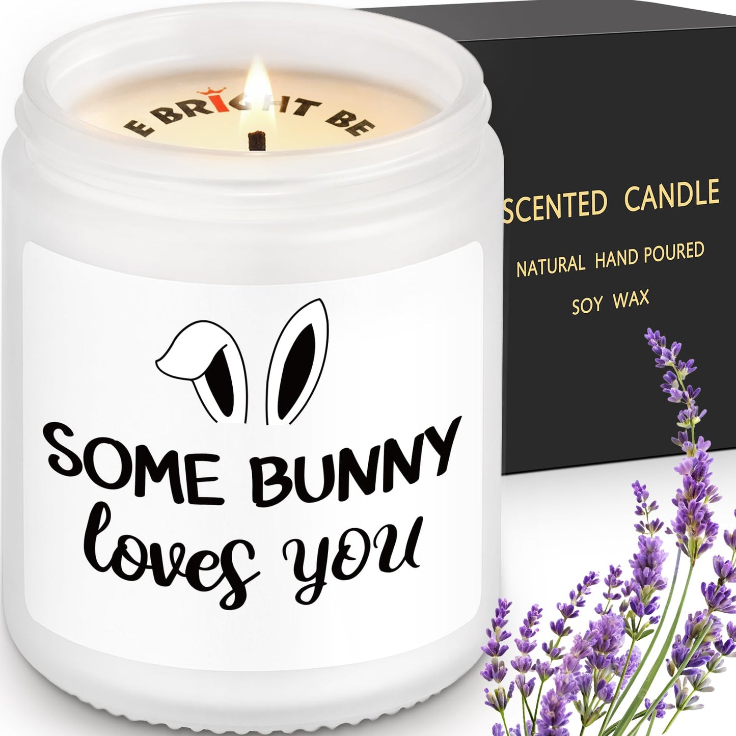 Some Bunny Loves You Happy Easter Gift for Her, Easter Gift for Him, Cute Candle Holiday Decoration, BFF Friend Gifts, Easterday Decor, Gifts for Mom, Easterday Bunny Basket Ideas, Scented Soy Candle