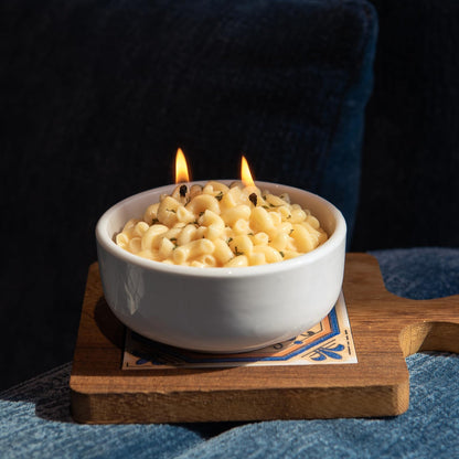 Cheese Pasta Candle for Home Scented Vegetable Wax Candle
