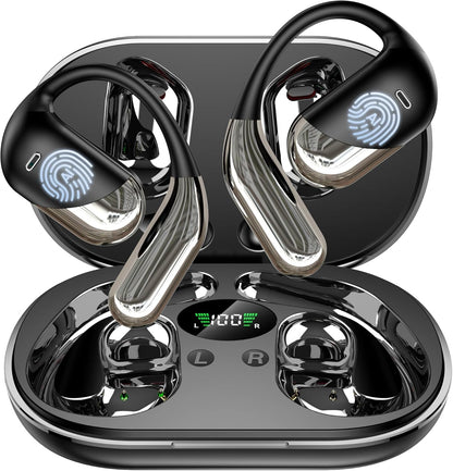 CELVON AI Translation Earbuds Real Time, 198+ Languages Translator Earbuds No Subscription, 2-Way Translating Headphones for Travel Meeting, Audifonos Traductores Inglés Español – Black