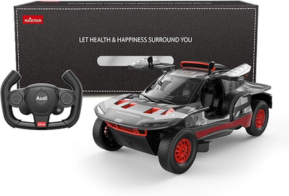 RASTAR Remote Control Car 1/14 Audi RS Q e-Tron E2 Rally Off-Road RC Sports Race Car Audi Toy Vehicle for Kids