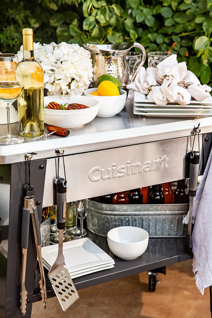 Cuisinart CPT-194 Outdoor Stainless Steel Grill Prep Table