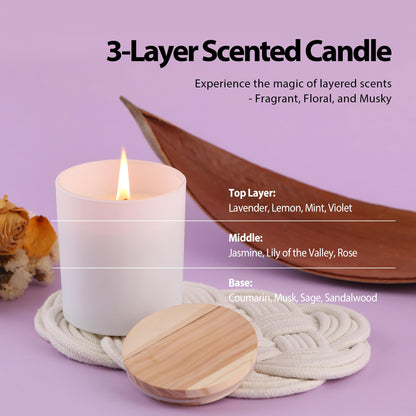 The Calming Scent of A Color-Coded Spreadsheet Candle Accountant Gifts Accounting Data Analyst CPA Scented Candle Home Office Jar Candle Soy Wax Candle (9.5 oz, Layered Scent)