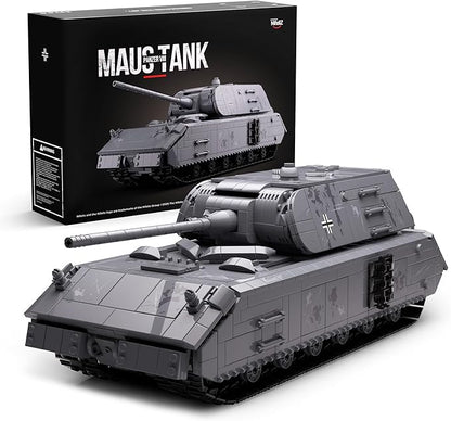 Nifeliz Maus Tank Building Model WW2 Collectible Military Panzer VIII Tank for Adults Army Model to Build and Display Gift Ideal for Military Fans (NF10289)